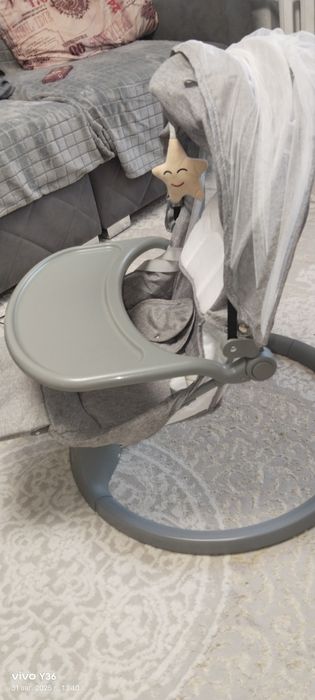 Шезлонг электрический со столиком