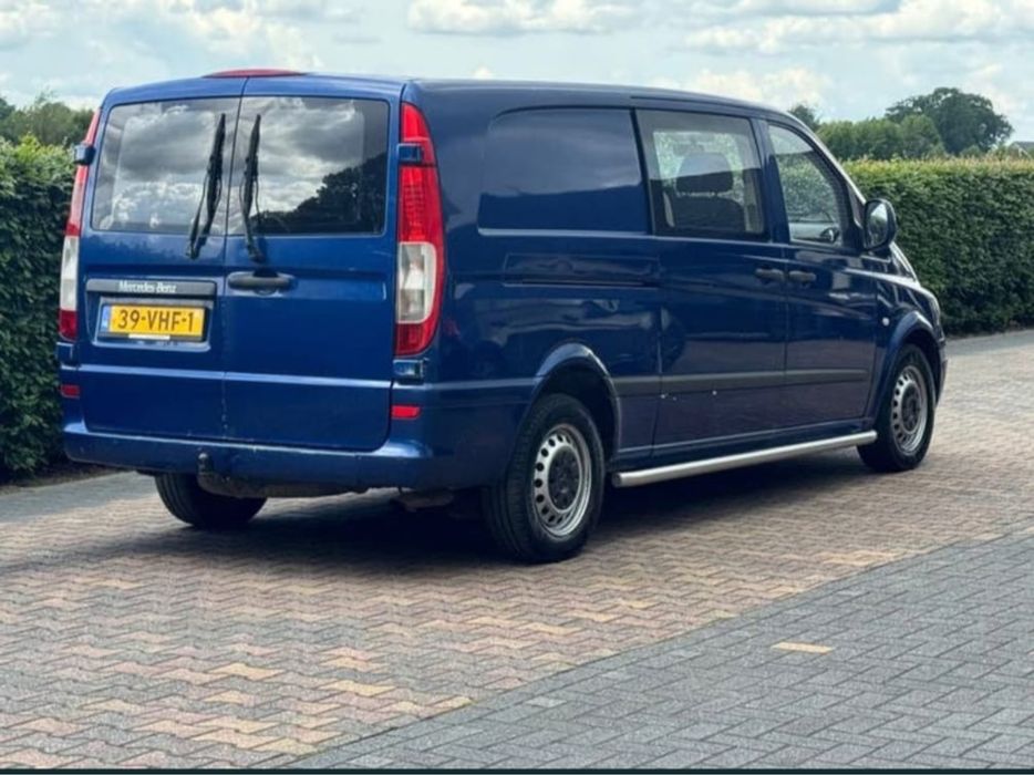 Vito 110 L3H1  XXL Lung 2.2cdi 100cp 258k ,  6 locuri + marfa Import , N1 , 3 Locuri , Aer Conditionat, 2x Chei