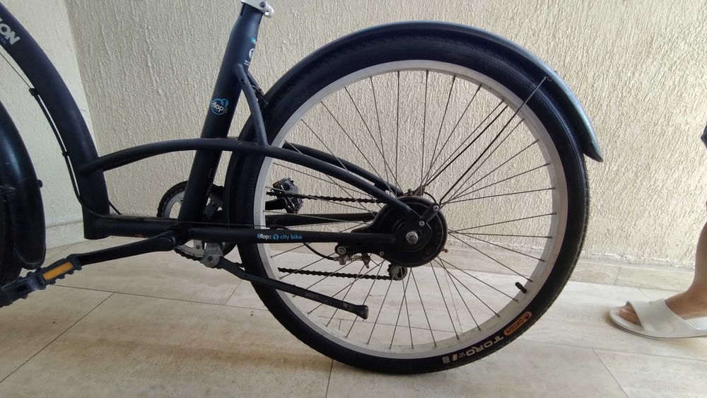 Bicicleta damă Decathlon city bike