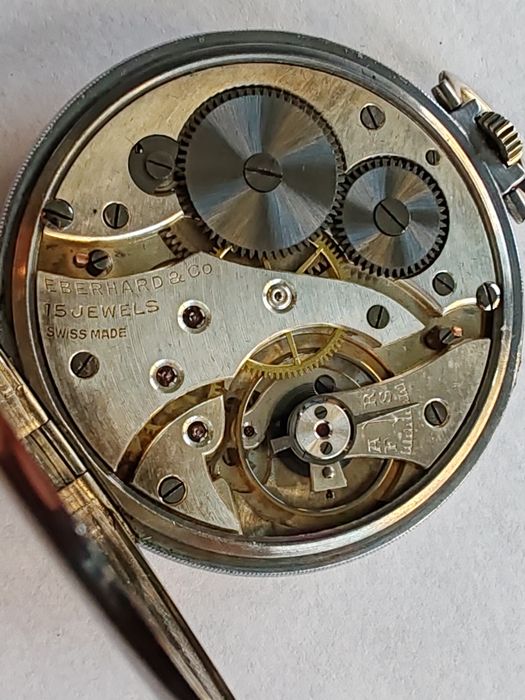 Ceas de buzunar Eberhard&Co 47,5 mm Funcționează Impecabil!