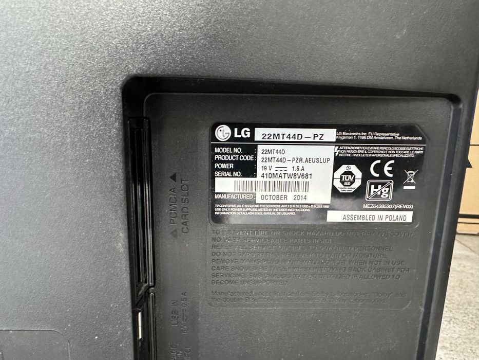 Телевизор  LED “LG 22" 22MT44DP-PZ”