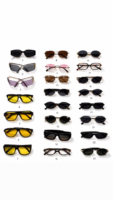 Ochelari de soare (Miu Miu, Tom Ford, Chanel, Prada)