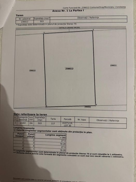 Vând teren constanța