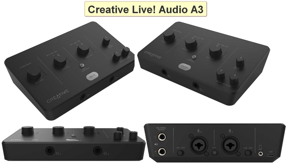 7 вида Creative външни USB звукови карти и DAC усилватели – Sound Blaster Play! 4 / G3 / G6 / GC7 / X4 / G8 / Creative Live! Audio A3 Разопаковани