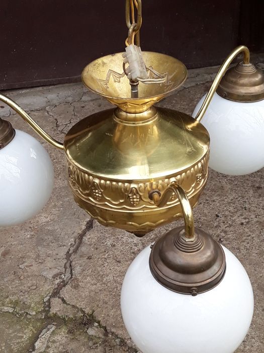 Candelabru vintage alamă.