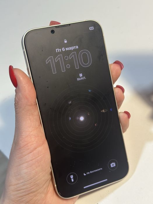 13 айфон белый  128гб