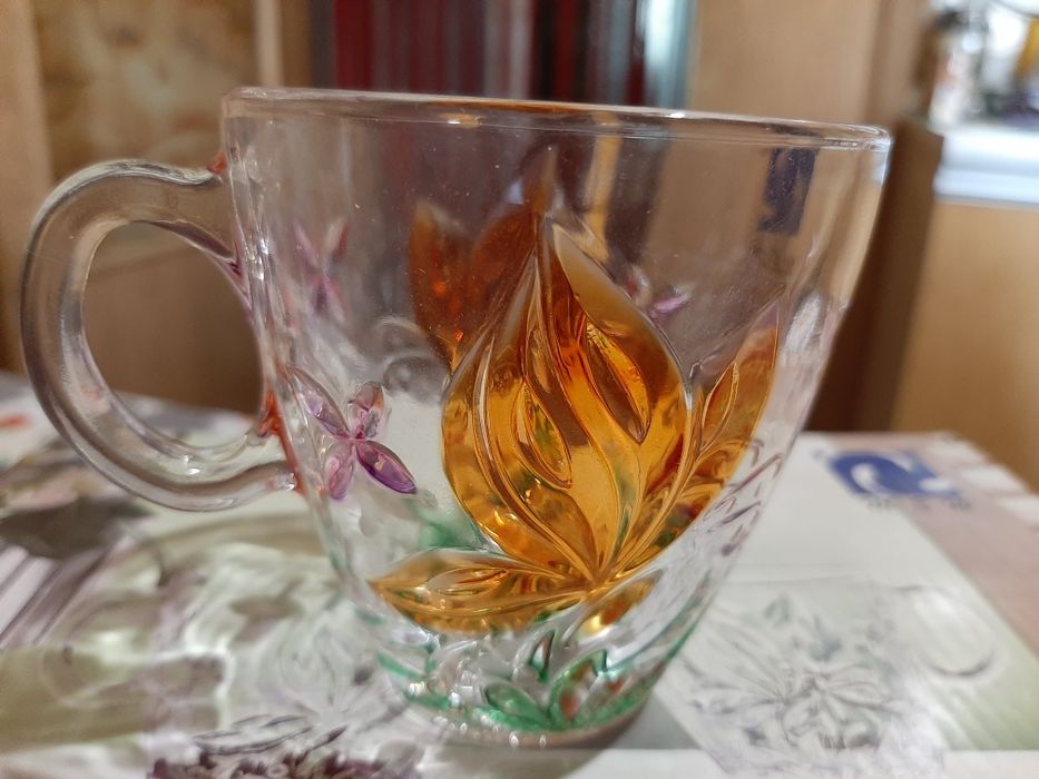 кружки стекляные 6 штук