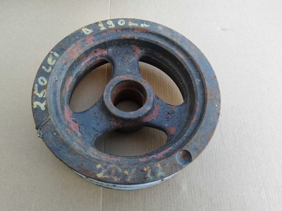 Fulie cu 2 curele de 22 mm cu diametrul de 190 mm