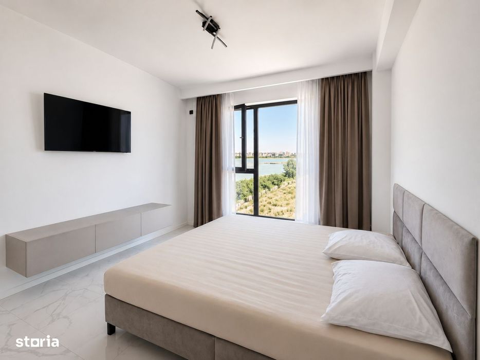 Apartament 2 camera vedere bilaterala lac si mare - Mamaia Nord