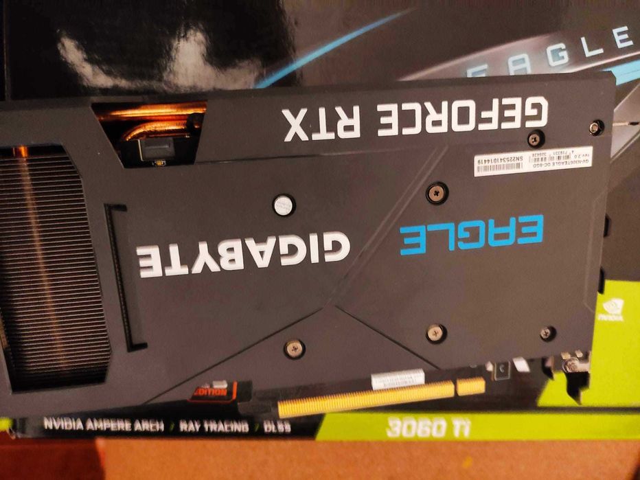 GIGABYTE GeForce RTX 3060 Ti EAGLE OC LHR 8GB GDDR6, ca noua.pret fix
