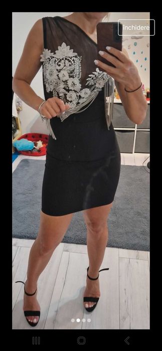 Rochie neagra Bby, xs