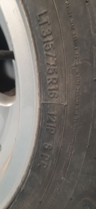 Шины 315 75 R 16 5 шт. Toyo M/T.  Open Coutry