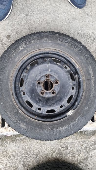 Jante R14 5x100 cu anvelope iarna 175/70R14