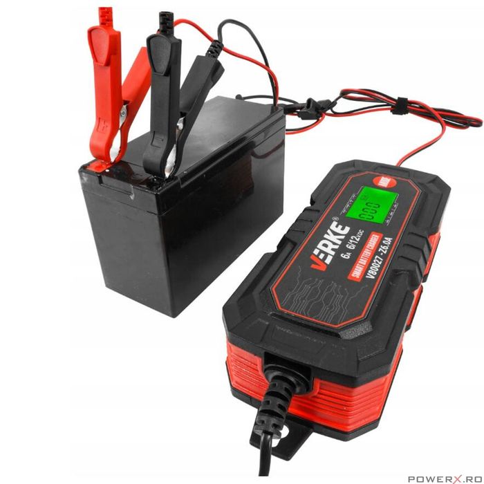 Redresor cu microprocesor, 6/12V Z6.0A, Verke