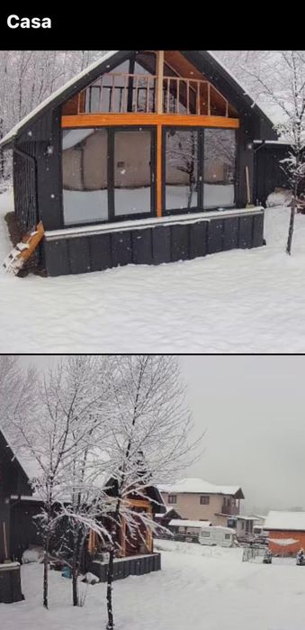 Cabana lemn lac surduc