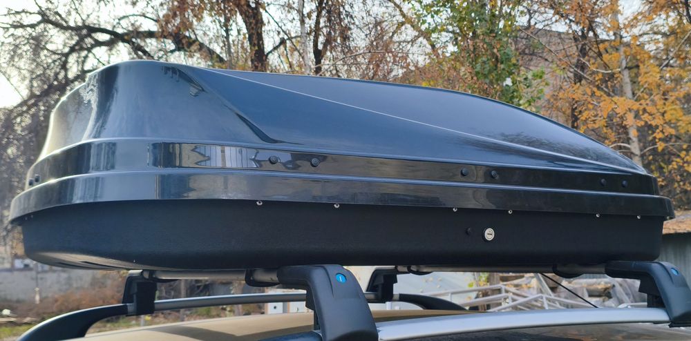 Автобокс 450 л. + рейлинги