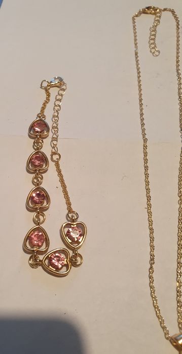 Set bijuterii suflat cu Aur