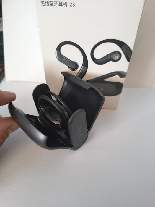 Căști Bluetooth True Wireless HTC over ear Smart AI Translator  Black