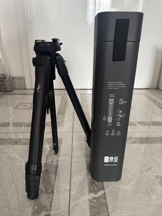 Peak Design Travel Tripod Trepied Foto Compact din Aluminiu