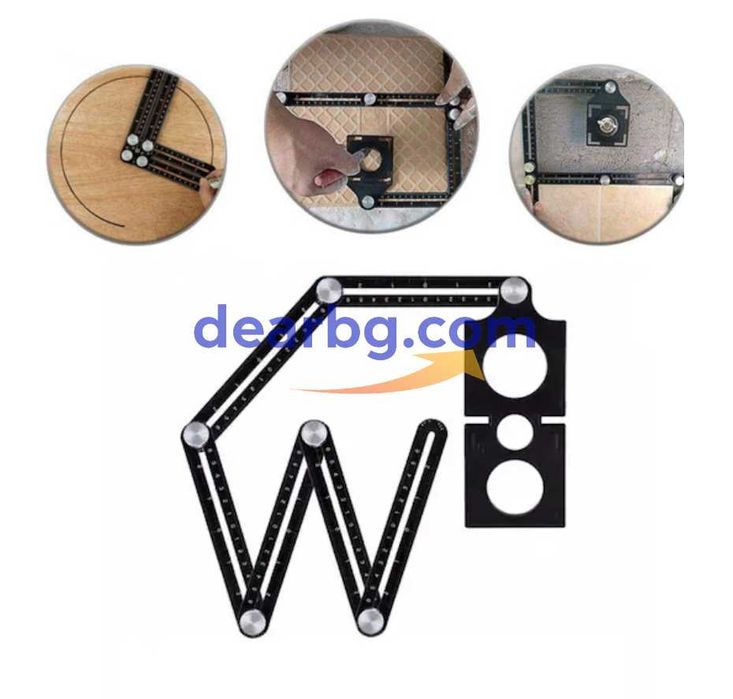 Регулируема линия за измерване с двоен шаблон