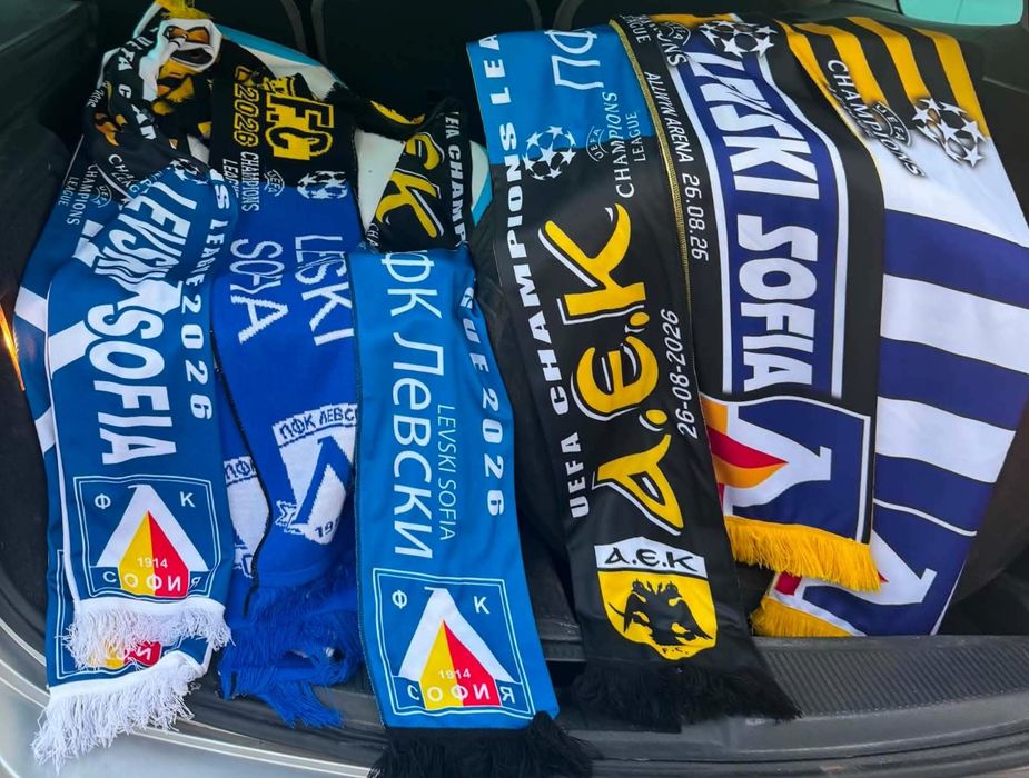 Шалове - A.E.K.- Levski Sofia - made in Greece