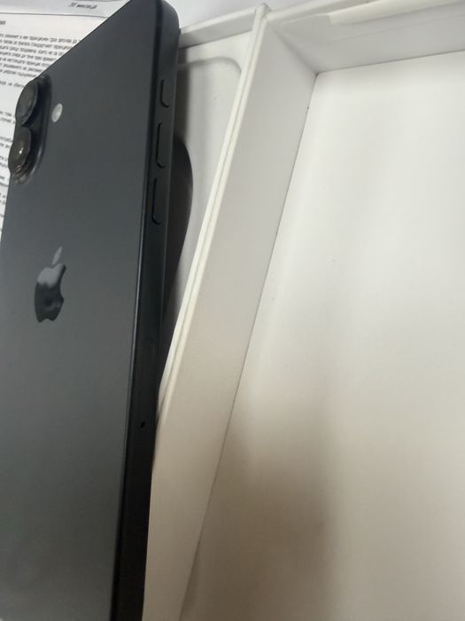 Iphone 16 plus black 128gb 100% батерия!Гаранция