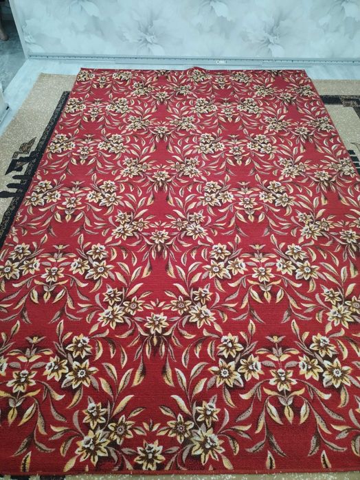 Палас красный 2×3