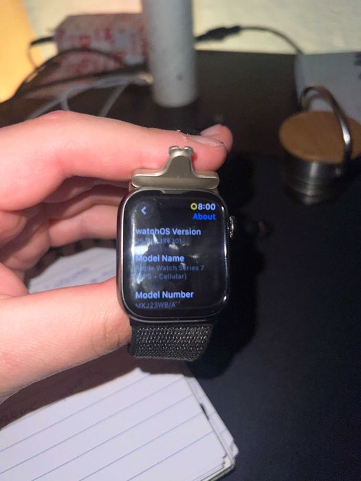 apple smart watch series 7 41mm stainless steel