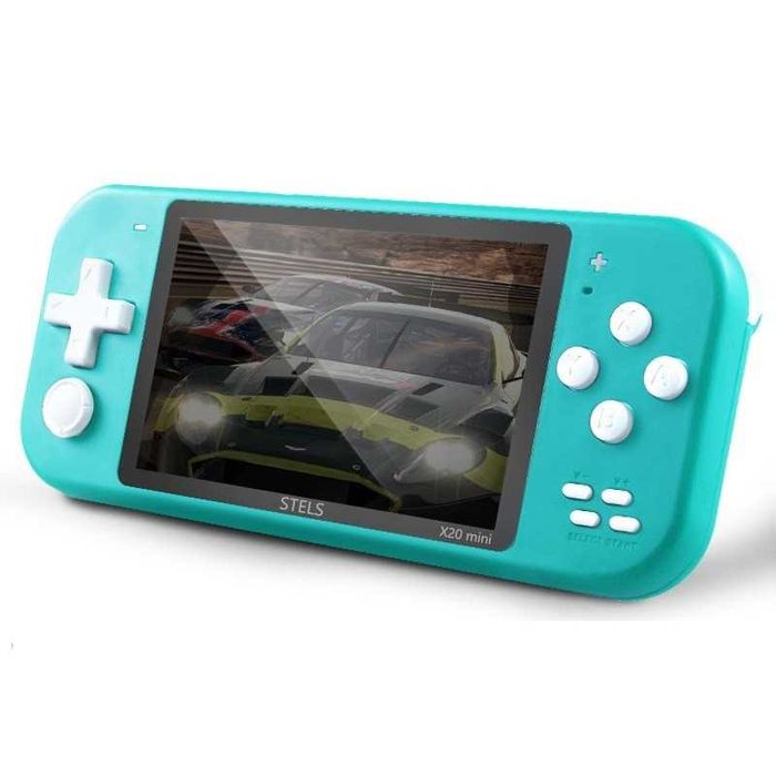 Конзола за игри STELS X20 Mini с 10 000 ретро игри, Super Mario, 4.3 инча, 6 цвята