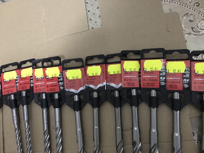 Burghie Milwaukee MX4 cu 4 Pastile Vidia Italy Diverse Marimi