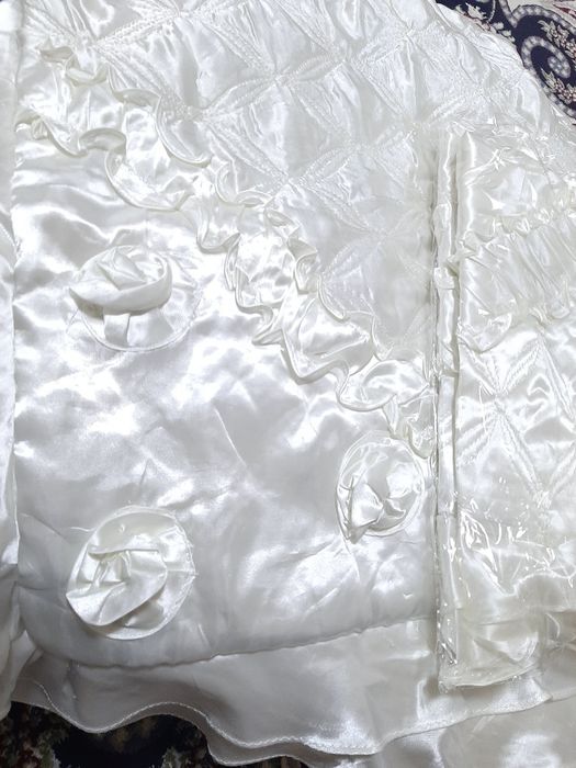 Двуспальный турецкий покрывал комплект. Сарпога чиройли покрывал