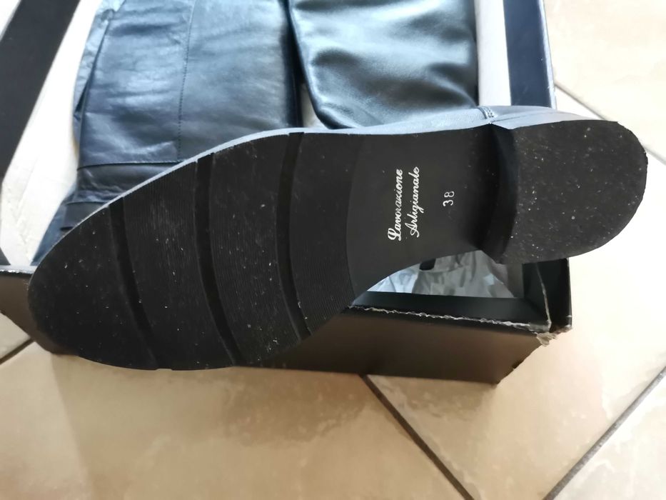 Дамски ботуши естествена кожа НОВИ