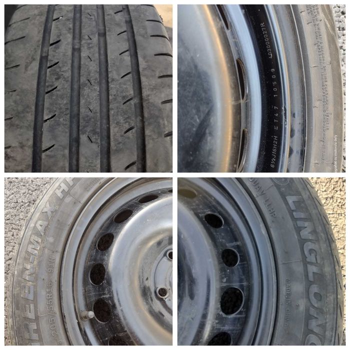 5x114,3/r16 cu senzori roți Renault și rezervă 5x114,3/r16