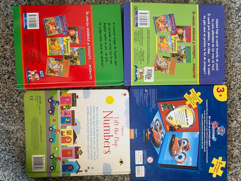 4 Cărți copii distractive-Cadou surpriza la achizitie!