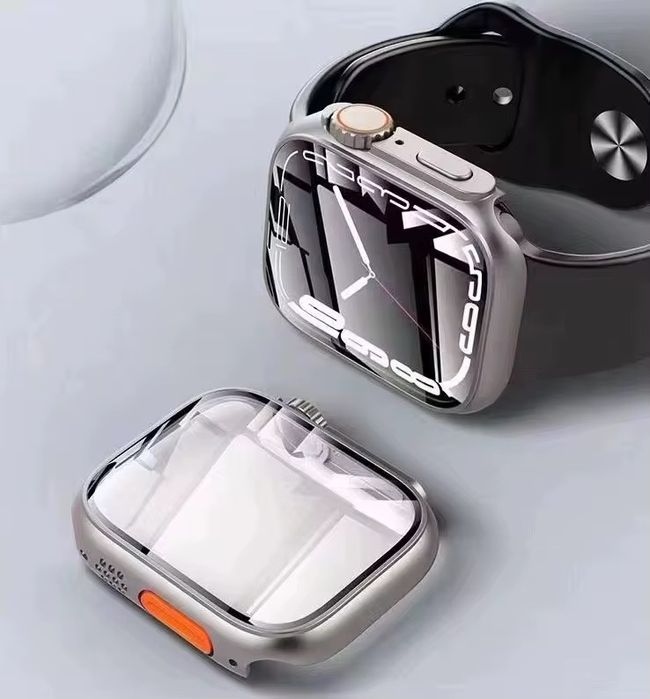 Протектор + Кейс за Apple Watch/iWatch 5, 6, 7, 8 SE към Ultra 44,45мм
