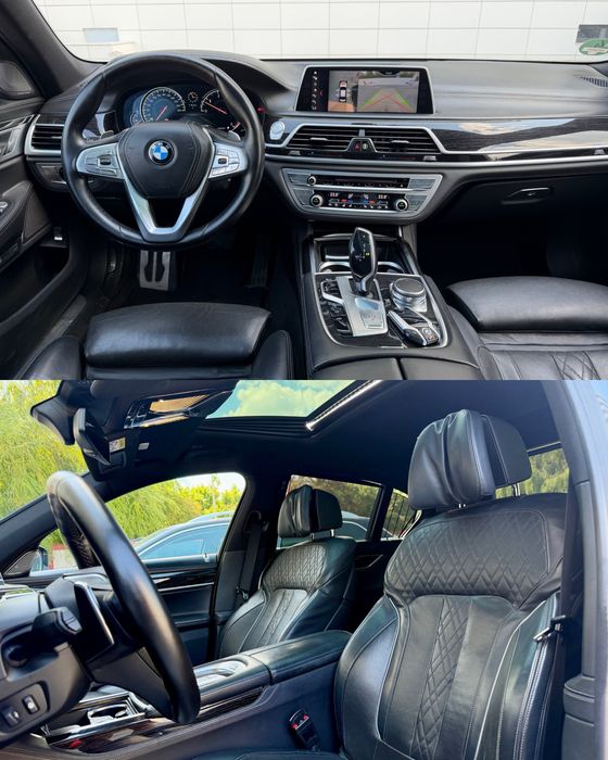 BMW seria 7 730D 2018 / M pack / Laser / Trapa / Inc + vent / Fara daune / Individual / Masaj / Harman Kardonn / Parcare din cheie / Rar efectuat