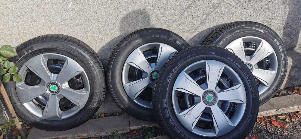 Vand Anvelope de ianra Nexen  + jante tabla Skoda Rapid 15"