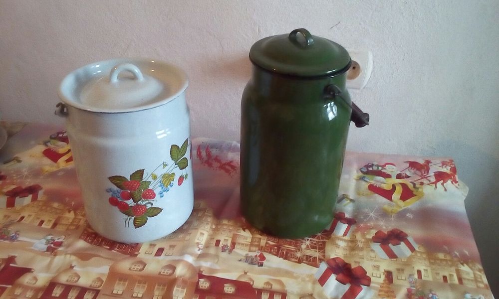 Бидоны эмалированные для пищевых