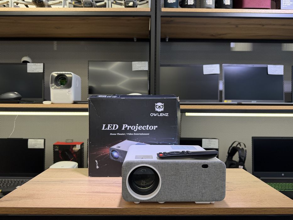 Проектор OWLENZ SD500, белый, LED, 1920x1080, 1645/А10