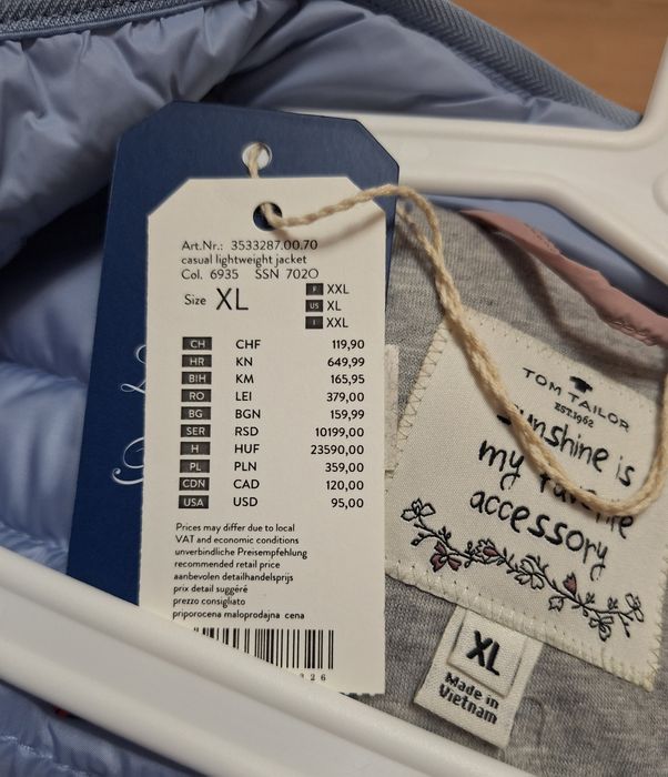 Куртка новая Tom Tailor, р.46-48