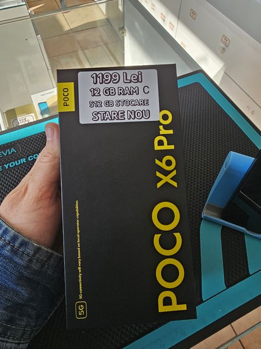 Poco X6 Pro, 12/512 GB, Nou, Garanție