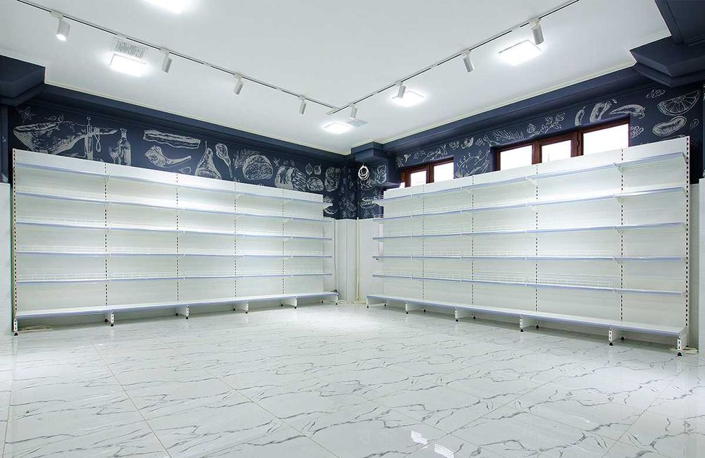 Торговый стеллаж металлический, prefabrik tokchalar