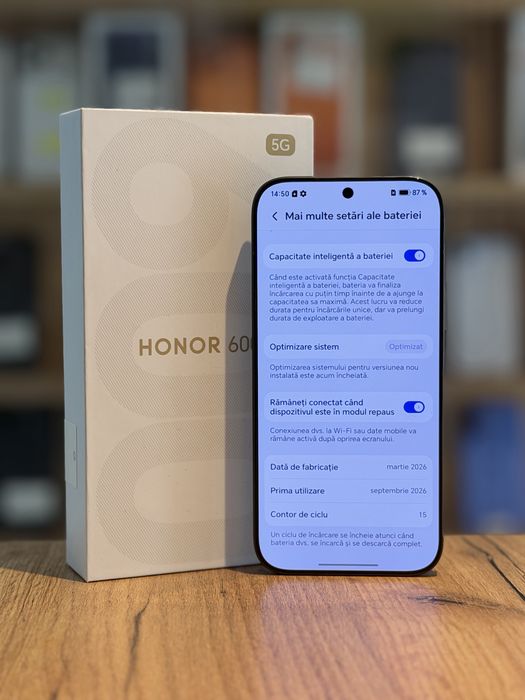 Honor 600 256Gb Black/Baterie 100%/Garantie 12 luni @atsgsm.ro