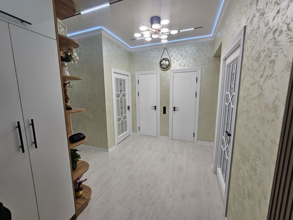 3 xonali qilingan 100m² 6-qavat. kvartira sotiladi #3x #431a