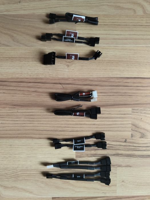 Lot cabluri extensie ventilatoare PC Noctua-3 pini și 4 pini