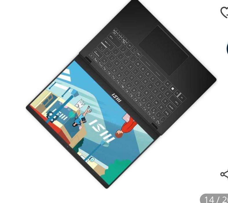 MSIModern НОВ ,16 gb ram ultra thin and light  16gb ram 512 Ssd Laptop