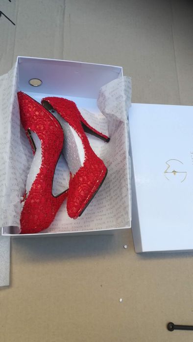 Pantofi dama culoare rosie