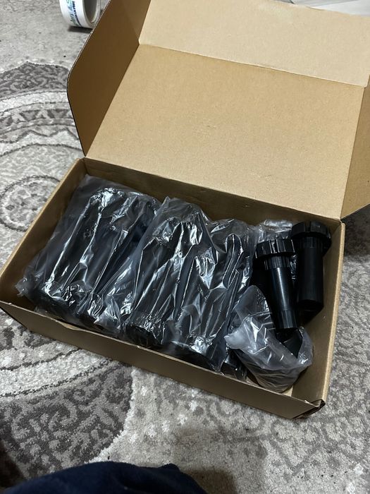 Set 20 picioare mobila ajustabile, negre