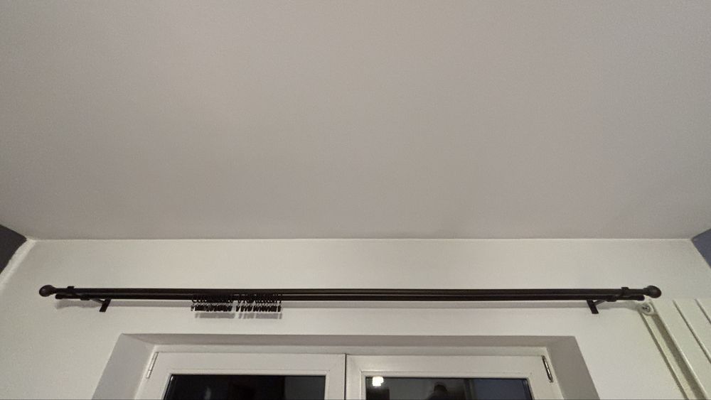 Set 2 lustre living + galerie metalica pt perdea si draperie