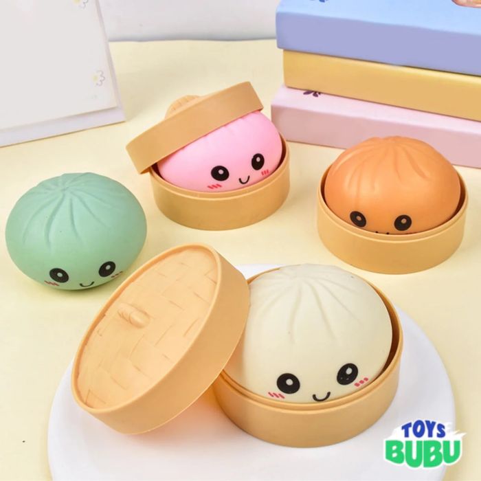 Дъмплинг Скуиши, Dumpling Squishy мек Китайски хляб, Дъмплингс Dumplings